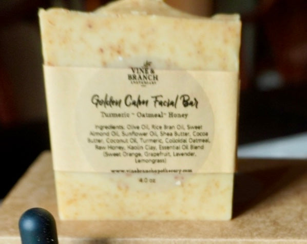 Golden Calm Honey Oat Turmeric Facial Bar