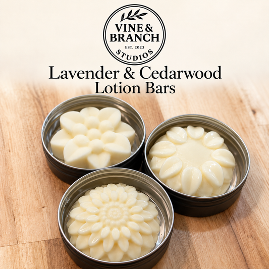 Lavender & Cedarwood Lotion Bars